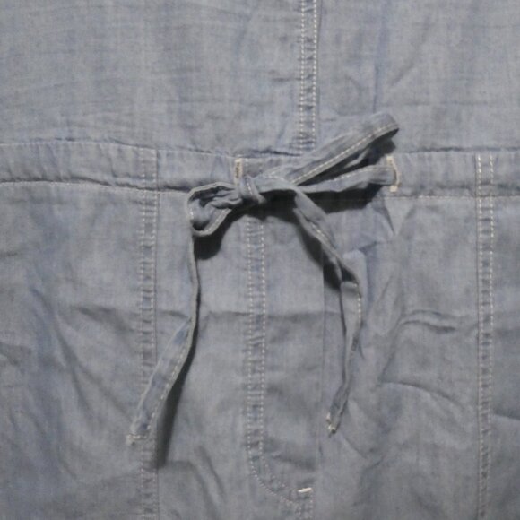 BELINDA | large | Lightweight Faded Blue Denim Overalls With Pockets | NWT - Picture 6 of 16